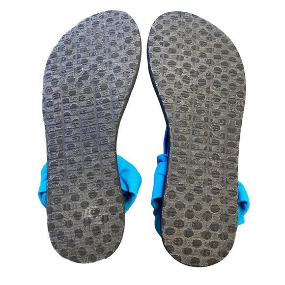 Sanuk Yoga Sling Sandals Aqua Size 8 - Picture 6 of 6